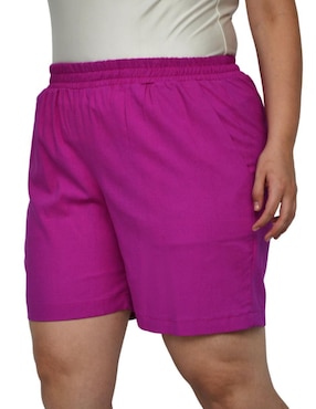 Short Roman Fashion de lino para mujer