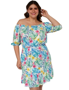 Vestido 3/4 casual Roman Fashion para mujer