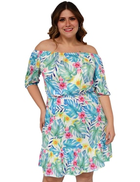 Vestido 3/4 casual Roman Fashion para mujer