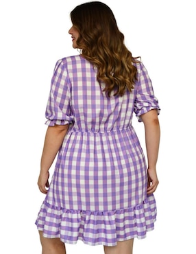 Vestido 3/4 casual Roman Fashion para mujer