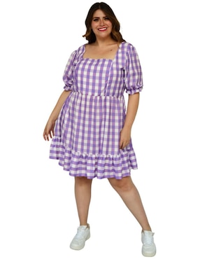 Vestido 3/4 casual Roman Fashion para mujer