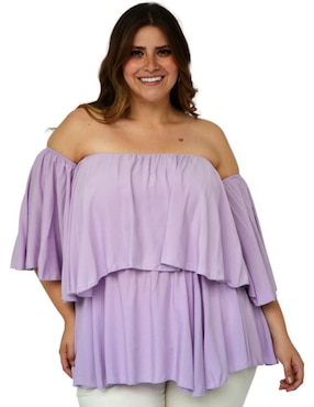 Blusa Roman Fashion manga 3/4 para mujer