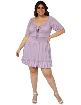 Vestido 3/4 casual Roman Fashion para mujer