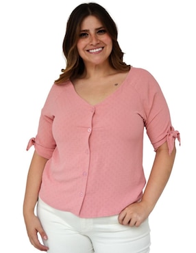 Blusa Roman Fashion manga 3/4 para mujer