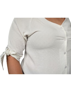 Blusa Roman Fashion manga 3/4 para mujer