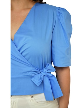 Blusa Roman Fashion manga corta para mujer