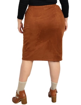 Falda midi Roman Fashion con pretina