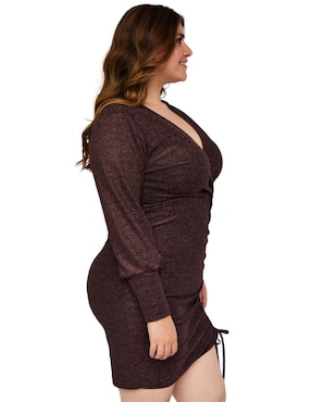 Vestido mini de fiesta Roman Fashion escote medio