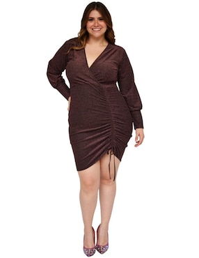 Vestido mini de fiesta Roman Fashion escote medio