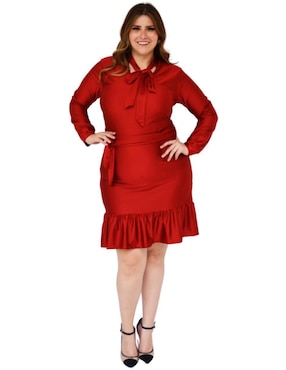 Vestido a la rodilla formal Roman Fashion para mujer