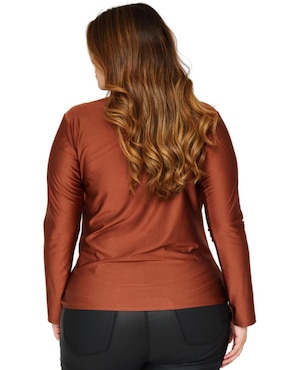 Blusa Roman Fashion manga larga para mujer