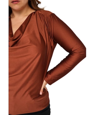 Blusa Roman Fashion manga larga para mujer