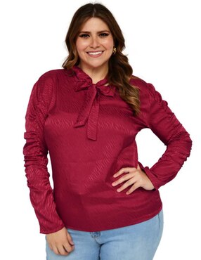 Blusa Roman Fashion manga larga para mujer