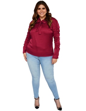 Blusa Roman Fashion manga larga para mujer