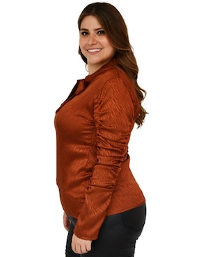 Blusa Roman Fashion manga larga para mujer