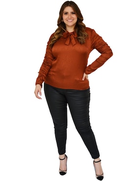 Blusa Roman Fashion manga larga para mujer