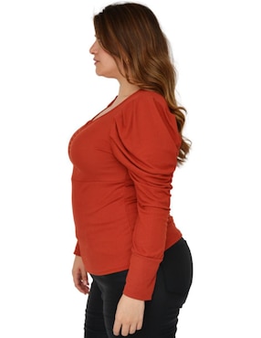 Blusa Roman Fashion manga larga para mujer
