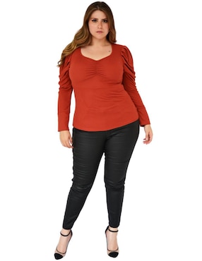 Blusa Roman Fashion manga larga para mujer