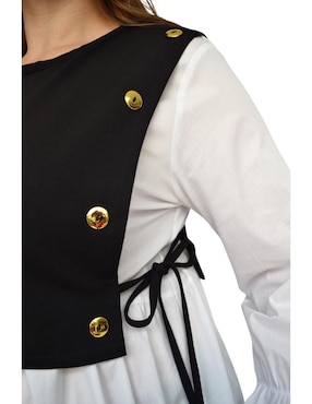 Blusa Roman Fashion manga larga para mujer