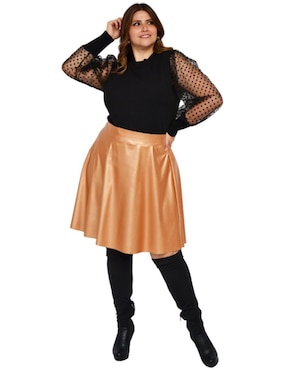 Falda corta Roman Fashion con pretina