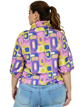 Blusa Roman Fashion manga 3/4 para mujer