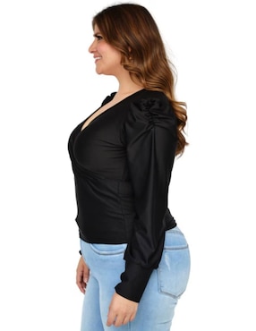 Blusa Roman Fashion manga larga para mujer