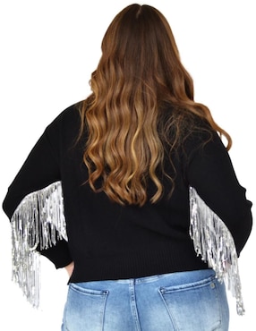 Suéter Roman Fashion cuello redondo para mujer