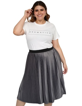 Falda midi Roman Fashion a la cintura