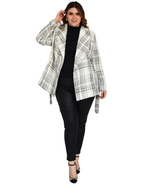 Abrigo Roman Fashion abierto para mujer