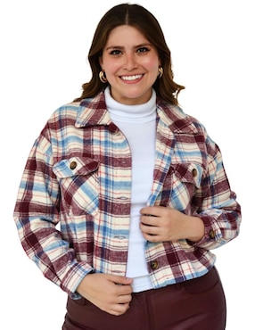 Blusa camisera Roman Fashion manga larga para mujer