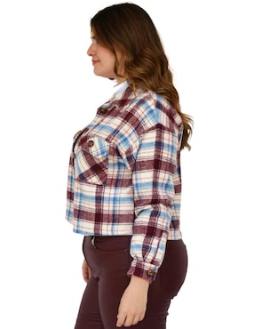 Blusa camisera Roman Fashion manga larga para mujer