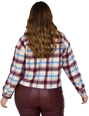 Blusa camisera Roman Fashion manga larga para mujer