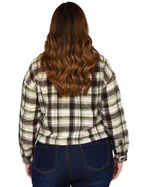 Blusa camisera Roman Fashion manga larga para mujer