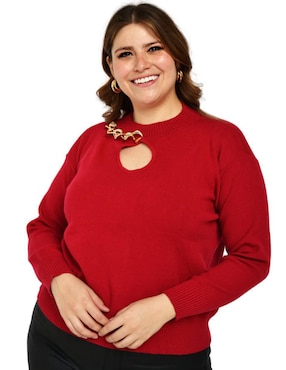 Suéter Roman Fashion cuello redondo para mujer