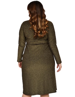 Vestido 3/4 de fiesta Roman Fashion escote V