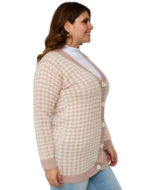 Suéter Roman Fashion cuello v para mujer