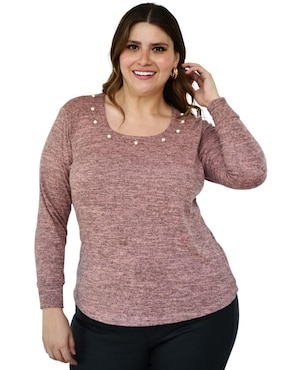 Blusa Roman Fashion manga larga para mujer