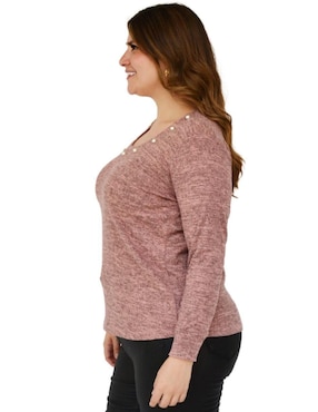 Blusa Roman Fashion manga larga para mujer