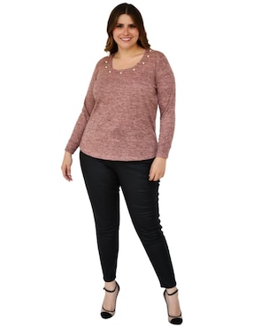 Blusa Roman Fashion manga larga para mujer
