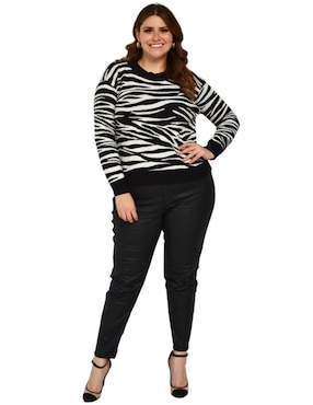 Suéter Roman Fashion cuello redondo para mujer