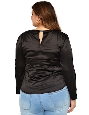 Blusa Roman Fashion manga larga para mujer