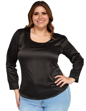 Blusa Roman Fashion manga larga para mujer
