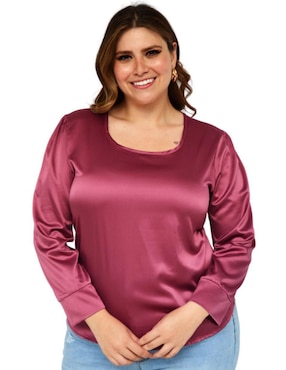 Blusa Roman Fashion manga larga para mujer