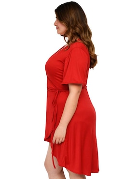 Vestido a la rodilla casual Roman Fashion para mujer