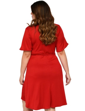 Vestido a la rodilla casual Roman Fashion para mujer