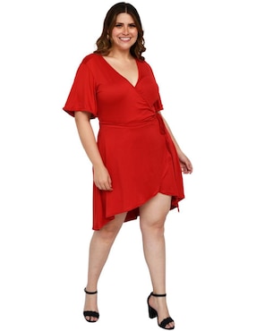 Vestido a la rodilla casual Roman Fashion para mujer
