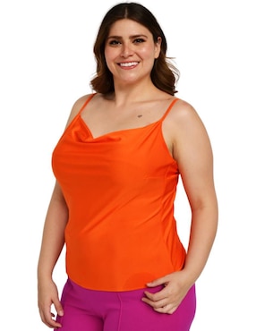 Blusa Roman Fashion sin manga para mujer