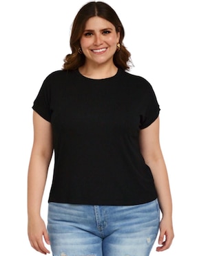 Playera manga corta Balam cuello redondo para mujer
