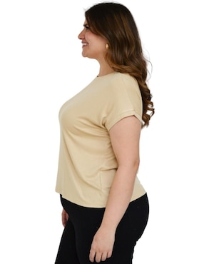 Playera manga corta Balam cuello redondo para mujer
