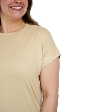 Playera manga corta Balam cuello redondo para mujer